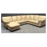 Faux Leather Sectional