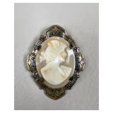 Cameo Brooch