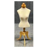 Mannequin Torso on Wood Stand