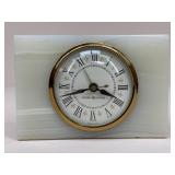 Vintage GE Alabaster Table Alarm Clock