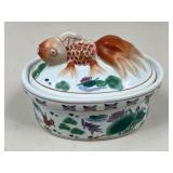 Tureen or Casserole with Koi Fish