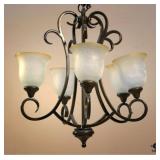Hampton Bay 5 Arm Chandelier