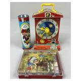 Fisher Price Teaching Clock & Fairytale Puzzles