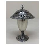 Silver-Plate Incense Burner/Potpourri Holder