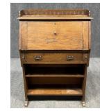 Vintage Drop Front Secretary Desk