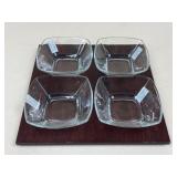Bormioli Rocco Dishes w/ Holder