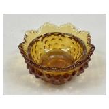 Fenton Amber Glass Votive