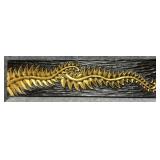 Indonesian Dimensional Carved Wood Panel