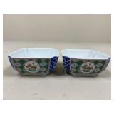 Pair Of Porcelain Rice Bowls