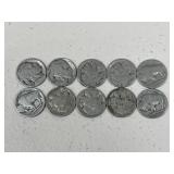 Buffalo Nickels/ 10 pc