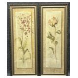 Orchid & Rose Print by Cheri Blum - 2pc