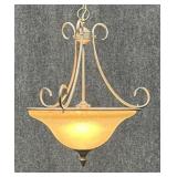 Glass & Metal Light Fixture
