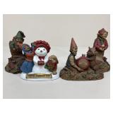 Tom Clark Gnome Figures / 4 pc