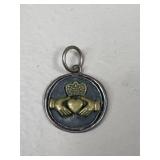 Sterling Silver Claddagh Pendant