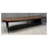 Wood Dining Table w/ Two Leaves & Extension