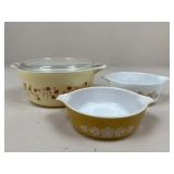 Pyrex "Butterfly Gold & Trailing Flowers" Dishes
