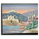Dimensional Southwest Painting on Canvas by Ryna