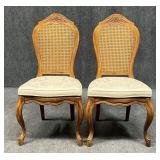 Drexel French Provincial Cane Back Dining Chairs