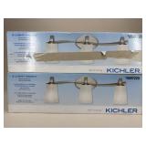 Kichler 3-Light Vanity -NIB / 2 pc