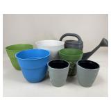 Planters & Watering Can
