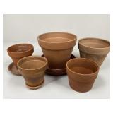 Terracotta Planters / 5 pc