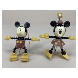 Vintage Disney Wooden Ornaments / 2 pc