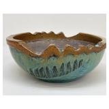 Large Glazed Ceramic Planter