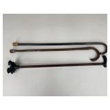 Wooden Canes/ 3 pc