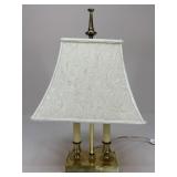 Brass-Tone Table Lamp