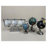 Mini Decorative Globes / 4 pc