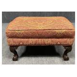 Ottoman w/Ball & Claw Feet