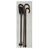 Walking Stick Seat & Canes/ 3 pc