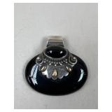 Sterling Silver & Stone Pendant