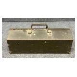 Metal Toolbox w/ Tools