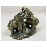 Metal Elephant Book Ends