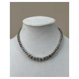 Sterling Silver Beaded Necklace