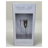 Rachel Zoe Double Wall Champagne Flutes
