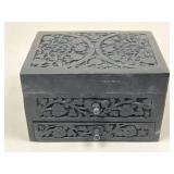 Carved Wood Jewelry Box