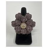 Sz 7 Joan Boyce Crystal Ring