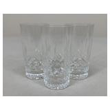 Waterford Lismore Highball Glasses / 3 pc