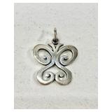 James Avery Sterling Silver Butterfly Pendant
