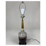 Ceramic & Wood Lamp