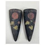 Pair Of Wall Pocket Vases