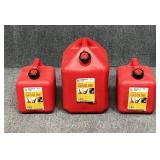 Gas Cans / 3 pc