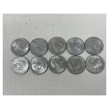 Susan B Anthony Dollar Coins / 10 pc