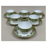 C.T. Germany Cup & Saucers / 6 sets