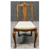 Wood Chair with Padded Seat