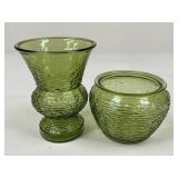 Glass Vases / 2 pc