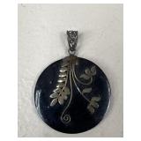 Pendant w/ Sterling Silver Accents