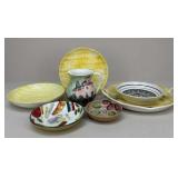 Ceramica/Clay Art/Fortini+ Dish Assortment / 7 pc